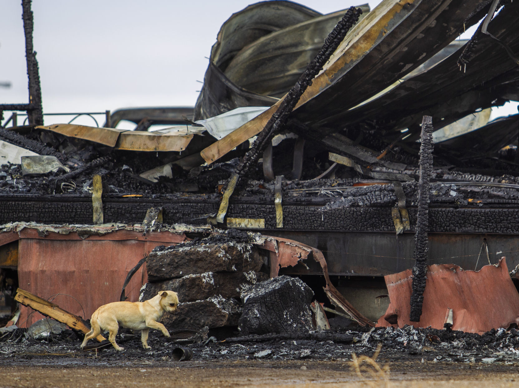 Mobile home fire